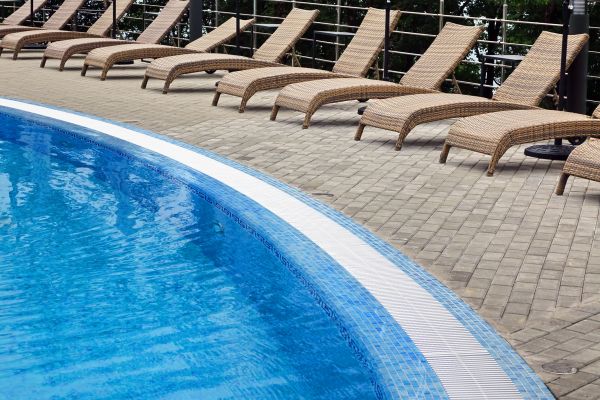 Poolside Hardscaping in Pickerington