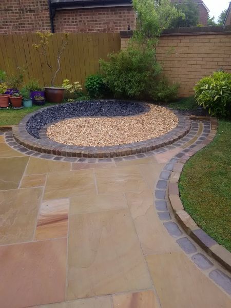 Sandstone Patio Installation in Pickerington