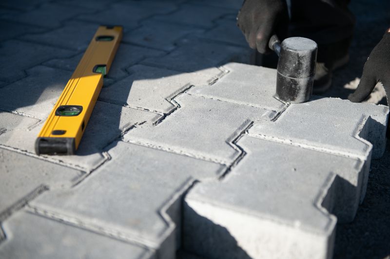 Pavers Installation Site