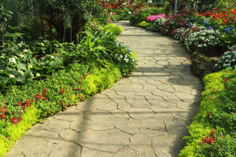 Natural Stone Paver Pathway